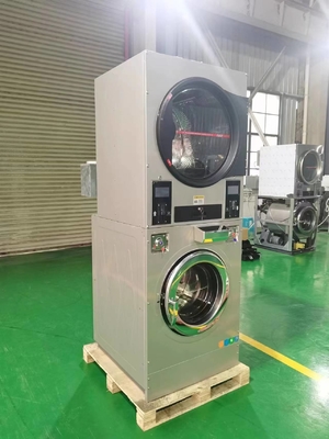 Commercial Coin Operated Washer and Dryers Laundromat Laundry Coin Washer Dryer Combo Machine 22kg