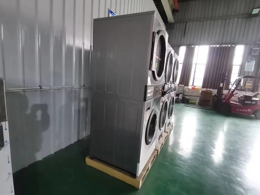 Commercial Coin Operated Washer and Dryers Laundromat Laundry Coin Washer Dryer Combo Machine 22kg