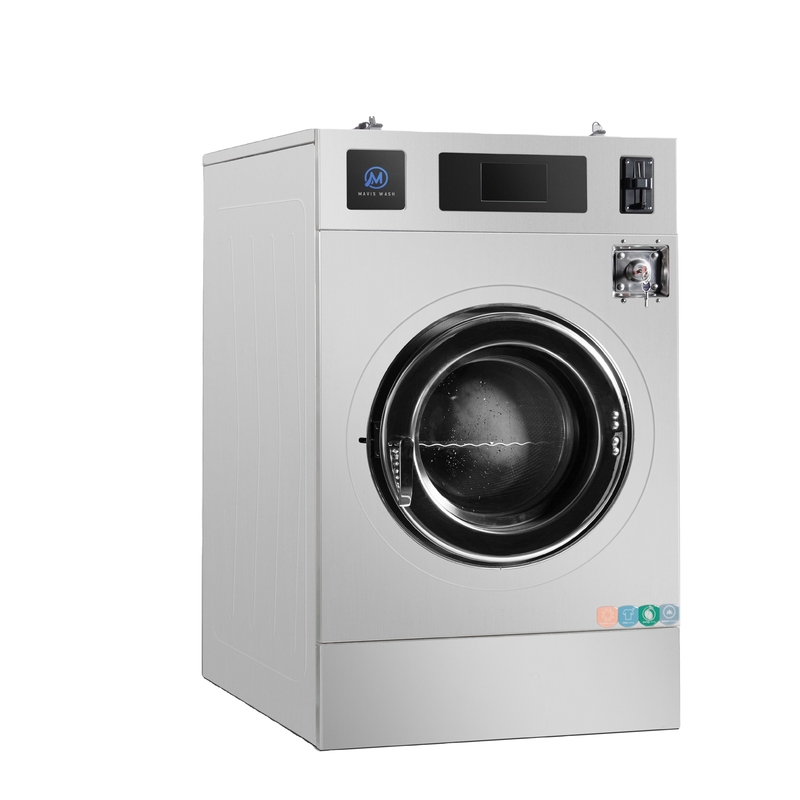 Mavis Wash 27KG Fully Automatic Washer Extractor Hard Mount with 304 Stainless Steel